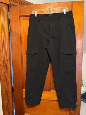 Sanctuary Black Cargo Pants with Flap Pockets
